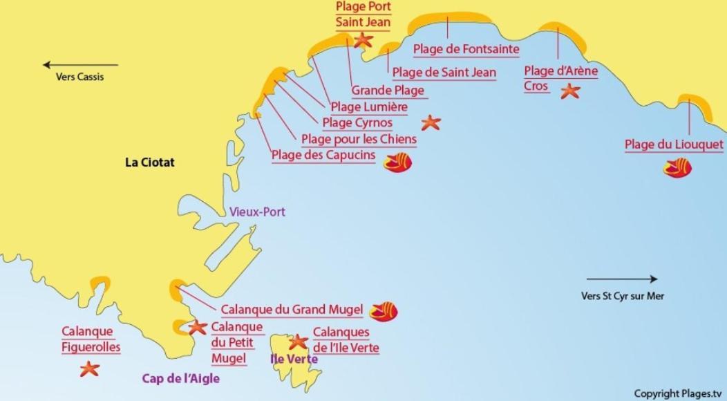 Chambre D'Hotes Le Secadou La Ciotat Zewnętrze zdjęcie